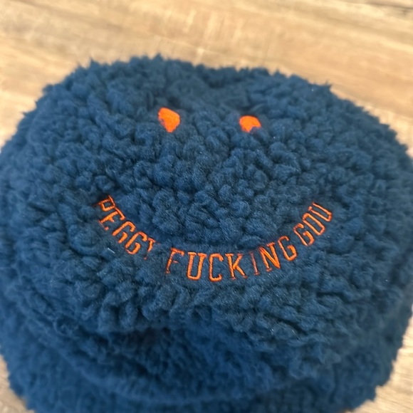 Peggy Gou PFG Faux Fur Bucket Hat Blue - Picture 2 of 5